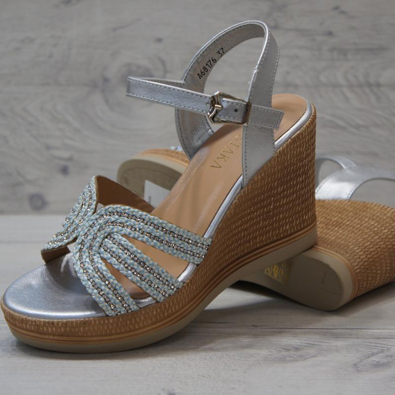 IVACHY Womens Summer Sparkling Wedge sandals A68176 8