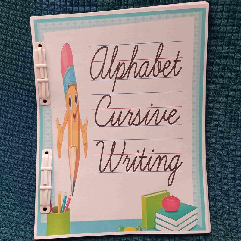 Cursive Writing Practice Educational Book: Alphabet A-Z (Short - TikTok ...
